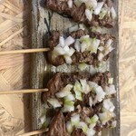 串焼や 軍鶏  - ハツ