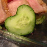 茶良ら - ハート型きゅうり