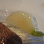 レストラン マノワ - （前菜）伊豆天城山の夏鹿のテリーヌ　長野県大島農園の季節野菜とともに