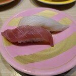 平禄寿司 - 赤身とビンチョウの合盛り