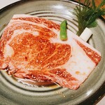 焼肉 ふじ咲 - 特選リブロース(タレ) 2,800円　おかわり