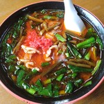 さかえや - 満州にらラーメン（味噌）