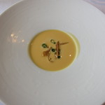 ミッシェル ナカジマ - スープ。コースにスープが組み込まれていると嬉しくなります。