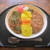 びーどろ実生庵 - あいがけカレー