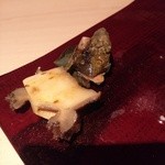 鮨の間 - 煮アワビ  キモが美味～(^^)