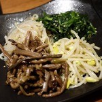 和牛焼肉 匠家 - ナムル４種盛り