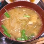 さくら本店 - (ﾗﾝﾁ)さくら定食 具だくさん味噌汁　2023.7.21