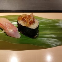 有楽町かきだ - ヒメダイ、海鮮太巻き