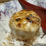 Ebisu Sushi Fuji - 備長炭で焼き上げたフグの白子