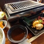 焼肉わきた - ハラミ・ホルモン定食