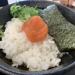 美東サービスエリア（下り線）フードコート - セットの明太子ご飯