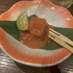 琉球・梅酒ダイニング　てぃーだ - 豆腐よう　¥580