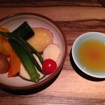 Daichi - 旬の蒸し野菜盛り合わせ740円