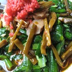 さかえや - 満州にらラーメン（醤油・大盛・アップ）