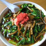 さかえや - 満州にらラーメン（醤油・大盛）