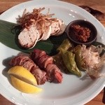 炭歌集 - 炭火焼きの盛り合わせ