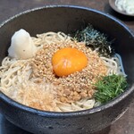 茅場町 長寿庵 - 納豆蕎麦(7月)