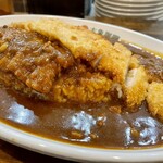 吉象カレー - W豚カツカレー、ルー大盛り