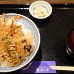 浜田屋 - 
            お昼の天丼＠¥1265