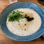 きくや - 冷た～い　ウニの潮SOBA 泡アワ仕立て～丸々一つのウニとご飯割付き～