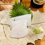 忠地 - 長州力　「飛ぶぞ！」的なお刺身