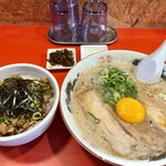 ひろちゃんラーメン - ラーメン＋チャーシュー丼セット　980円