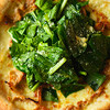 窯焼きバルカフェ らんぷ+k - 料理写真:豚バラとほうれん草のピザ