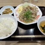 Garufu Shokudou - 生姜焼き定食