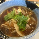 武蔵野うどん 竹國 - 肉汁