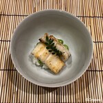 御料理 寺沢 - 活穴子の飯蒸し