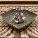 御料理 寺沢 - ブルーベリーの白和え