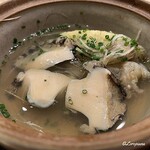 御料理 寺沢 - 三陸産の蝦夷鮑と幼雌穂