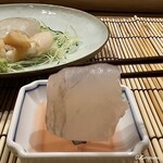 御料理 寺沢 - 眞子鰈を煎り酒で