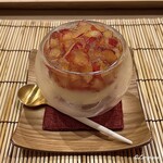 御料理 寺沢 - 桜桃とクリームチーズのブランマンジェ