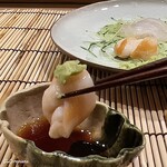 御料理 寺沢 - 石垣街を山葵と割り醤油で