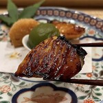 御料理 寺沢 - 鱸のつけ焼