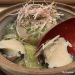 御料理 寺沢 - 三陸産の鮑がたっぷり一個分