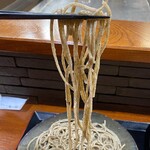 そば くら富 - 玄ごと超粗挽きでも細く長く繋がる技術