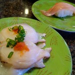 回転寿司 花まる - ミズタコと金目鯛