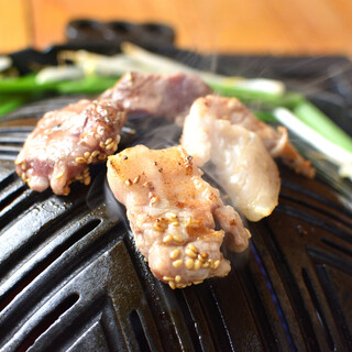 Healthy with Genghis Khan (Mutton grilled on a hot plate) hotpot on an iron plate◎