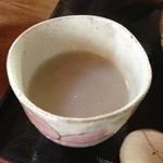 ありま - 濃厚な蕎麦湯