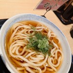 Chimaki - 煮穴子丼セットのうどん中に変更