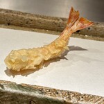 日本橋 蕎ノ字 - 車海老　二尾