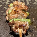 YAKITORI 燃 es - 押岡地鶏ハラミ葉大蒜