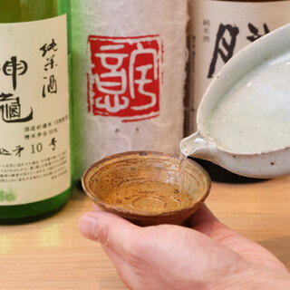 Carefully selected delicious sake that is loved from all over the world ◆ Pairing with soba is also available ◎