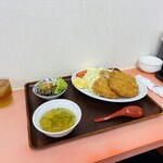 Marumi - とんかつ定食（ダブル）　１１５０円