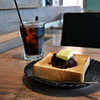 en cafe - 料理写真:あんバタートースト@税込650円＋セットドリンク(アイスコーヒー)@税込400円