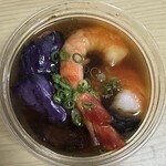 魚政 - わかりにくいですが、出汁がトロミでてて、豆腐とかにもあいます！