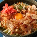 시모마치 몬자풍 양배추 샐러드
