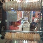 和のねんりん家 - イミテーションのバウムクーヘン焼き場